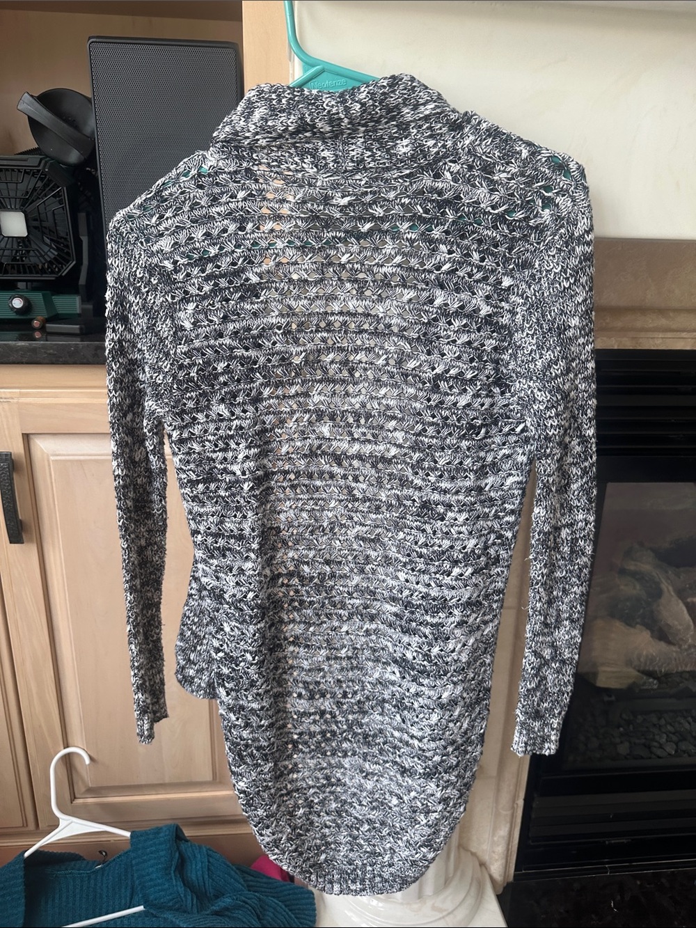 GAP Girls Denim Button-Down Shirt with long Cardigan - Picture 9 of 10